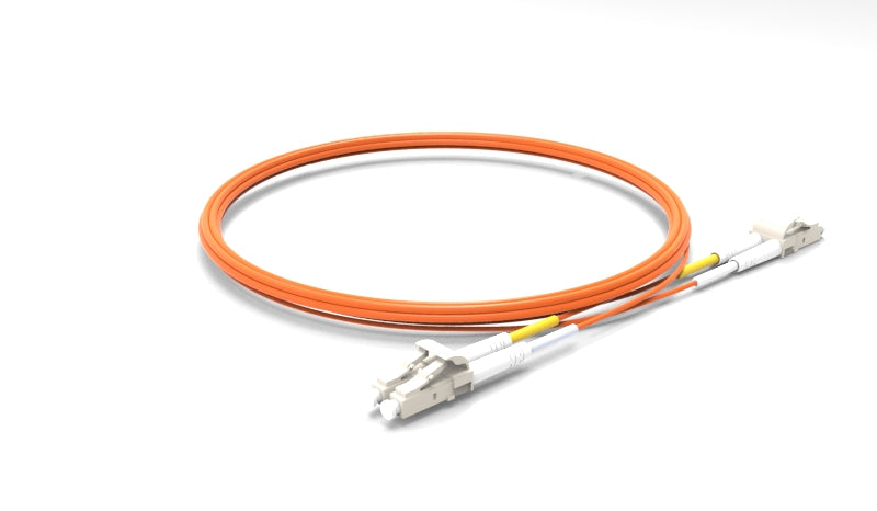 1m-30m,LC UPC to LC UPC Duplex OM2 Multimode PVC (OFNR) 2.0mm Fiber Optic Patch Cable