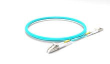 Charger l&#39;image dans la visionneuse de la galerie, 1m-30m,LC UPC to LC UPC Duplex OM4 Multimode PVC (OFNR) 2.0mm Fiber Optic Patch Cable